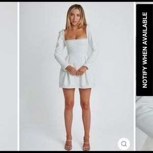 Odd Muse Viral White Pearl Dress